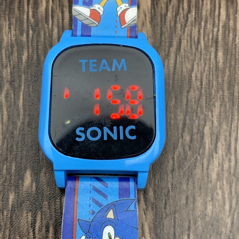 Team Sonic Kids/Adult Touchscreen Watch Digital Sonic The Hedgehog And Tails